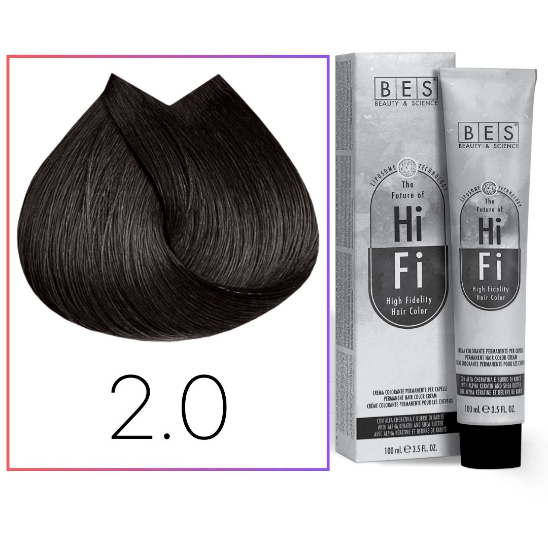 BES HI-FI Hair Color 2.0 100ml BES HI-FI Hair Color 2.0 100ml