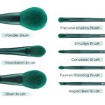 fix set brush 8 Pcs green with bag