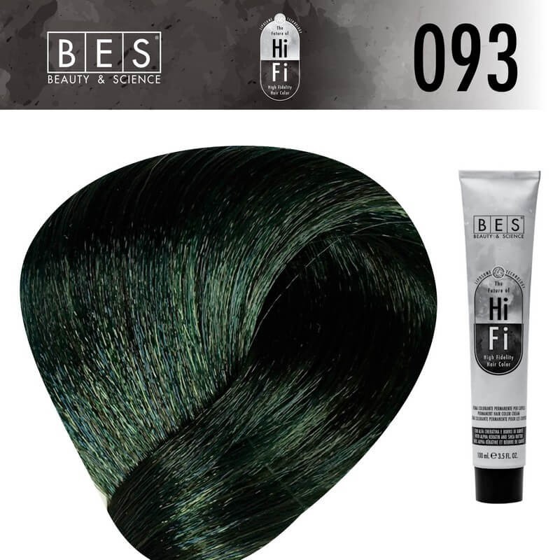 BES Hi-Fi Hair Color 093 Cyan 100ml BES Hi-Fi Hair Color 093 Cyan 100ml