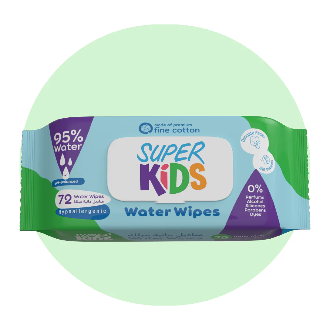 Superkids Water Wipes 72 wipe Superkids Water Wipes 72 wipe