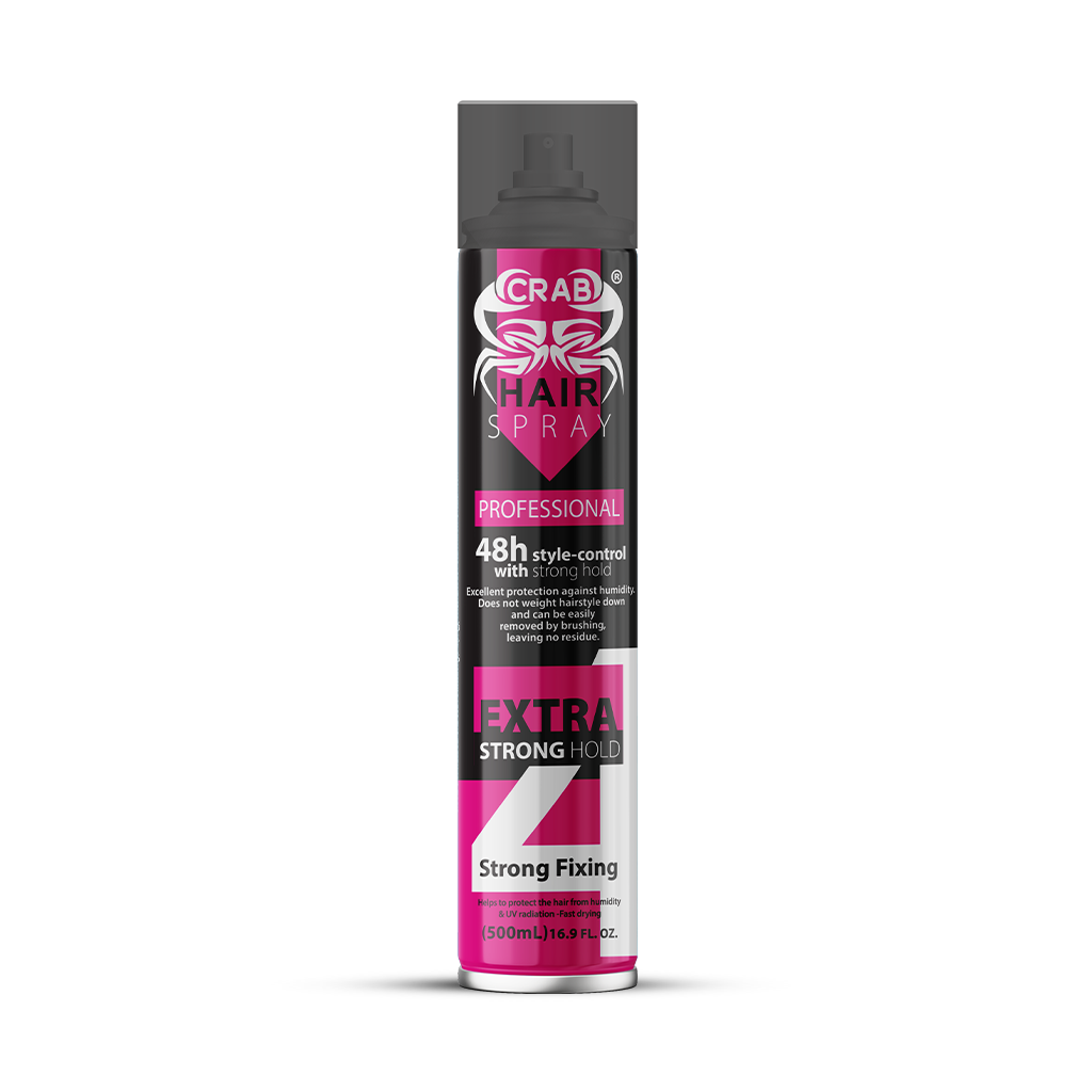 Crab Hairspray 500ml Extra Strong Hold Crab Hairspray 500ml Extra Strong Hold