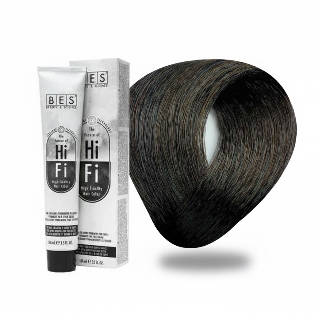 BES HI-FI Hair Color 4.00 100ml BES HI-FI Hair Color 4.00 100ml