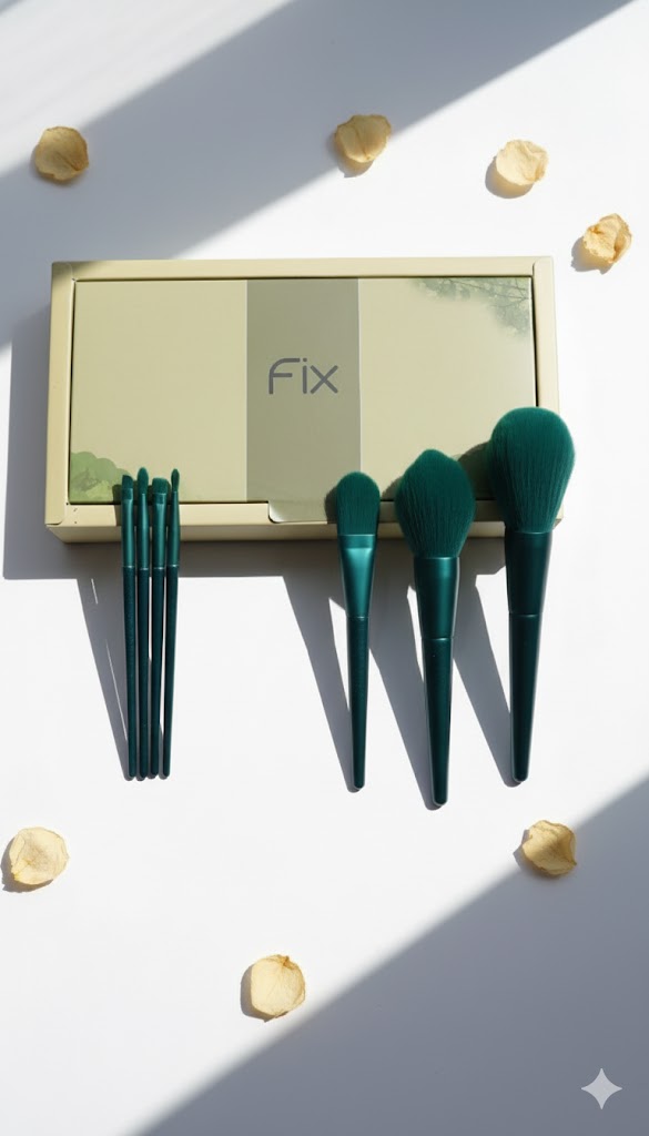 fix set brush 8 Pcs green with bag fix set brush 8 Pcs green with bag