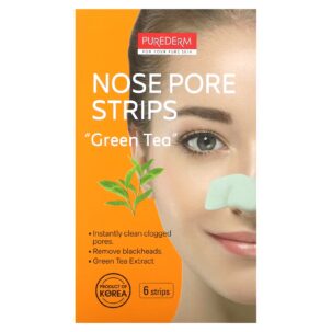 Purederm Green Tea Nose Strips 6 pcs