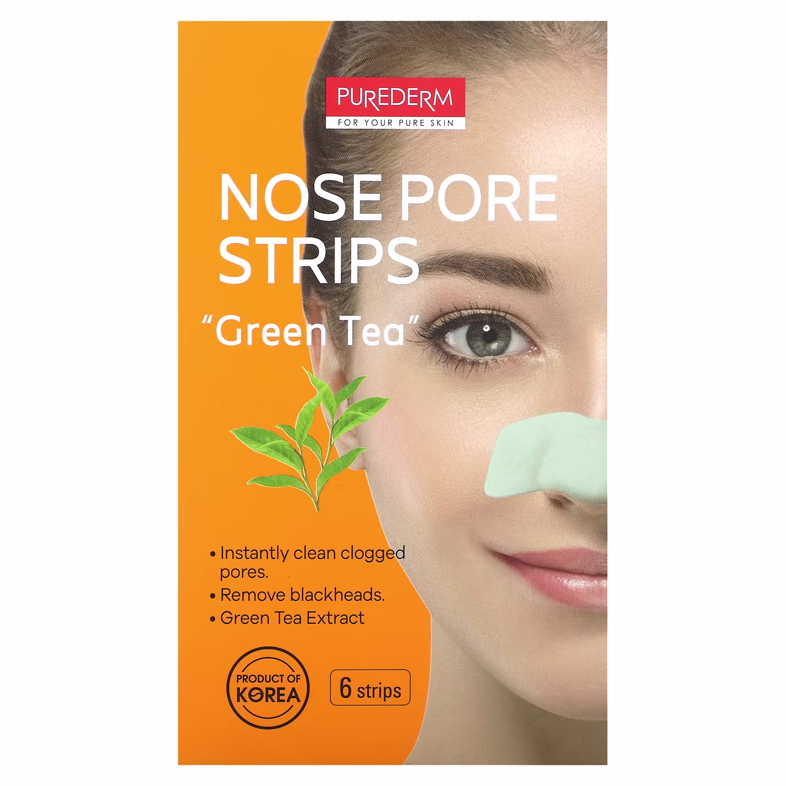 Purederm Green Tea Nose Strips 6 pcs Purederm Green Tea Nose Strips 6 pcs