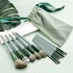 Shein 13piece mint green makeup brush set
