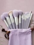 Shein 13piece makeup brush set purple