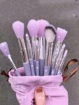 Shein 13piece makeup brush set purple