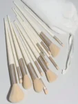Shein 13 piece yellow makeup brush set with bag