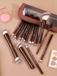 Shein Maange Makeup Brush Set 18 Pcs With Bag