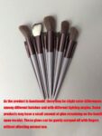 Shein 13pcs coffee Makeup Brushes + Puff And Sponge