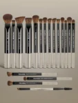 Shein Maange Makeup Brush Set 18 Pcs With Bag Black