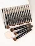 Shein Maange Makeup Brush Set 18 Pcs With Bag Black