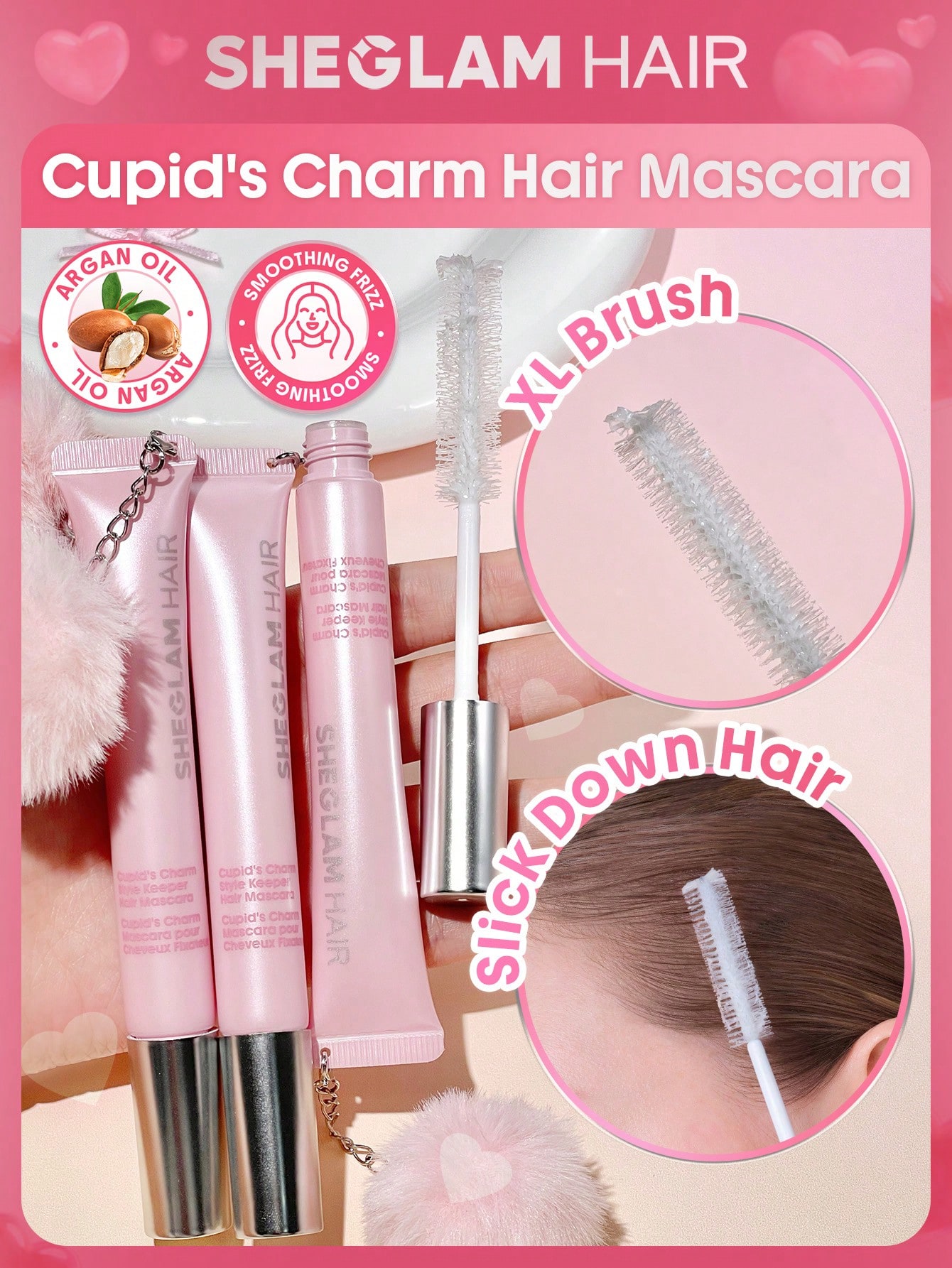 Sheglam hair cupids charm style keeper hair mascara 10ml Sheglam hair cupids charm style keeper hair mascara 10ml