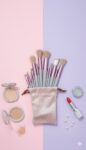 Shein 13piece light brown makeup brush set
