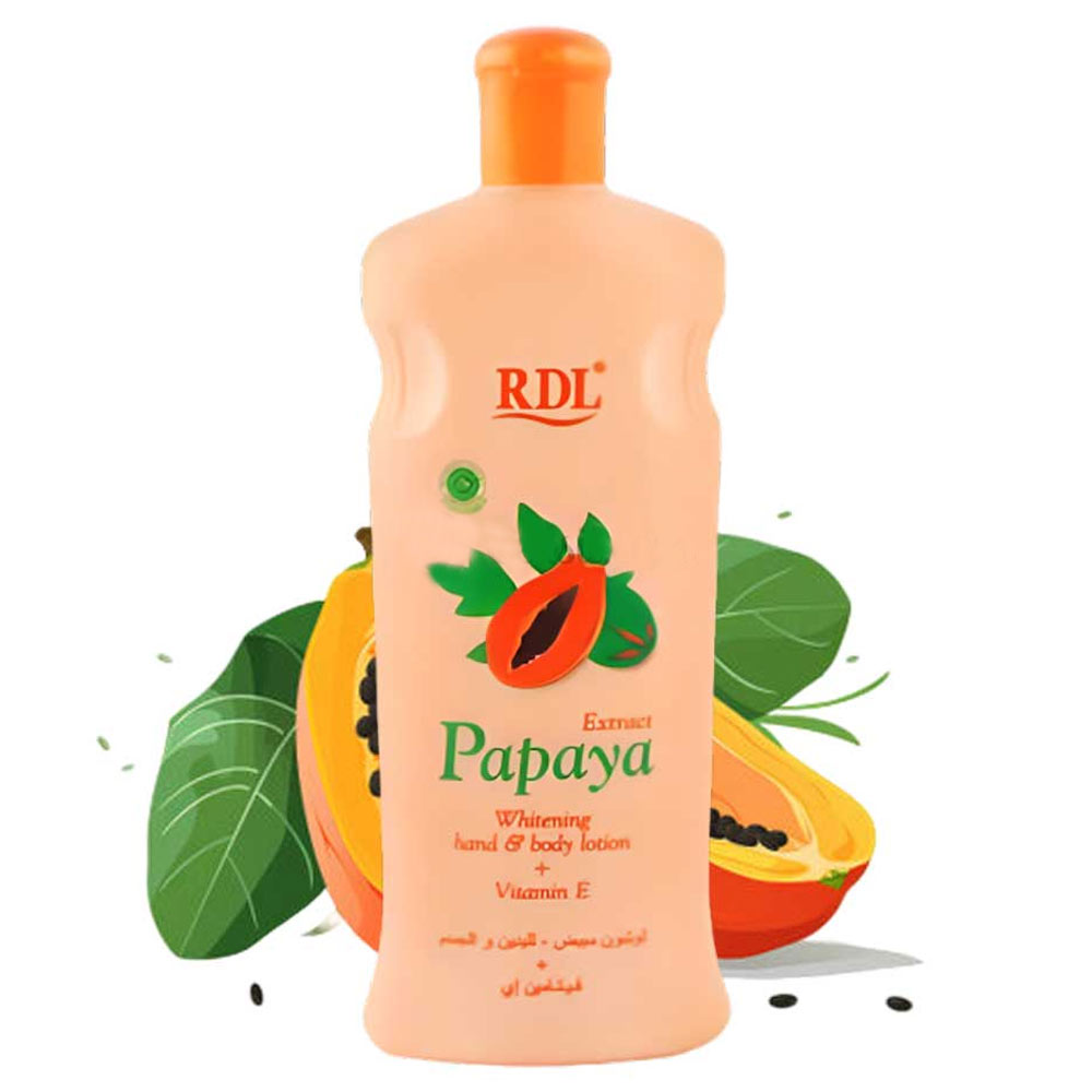 RDL Papaya Lightening Hand and Body Lotion 600ml RDL Papaya Lightening Hand and Body Lotion 600ml