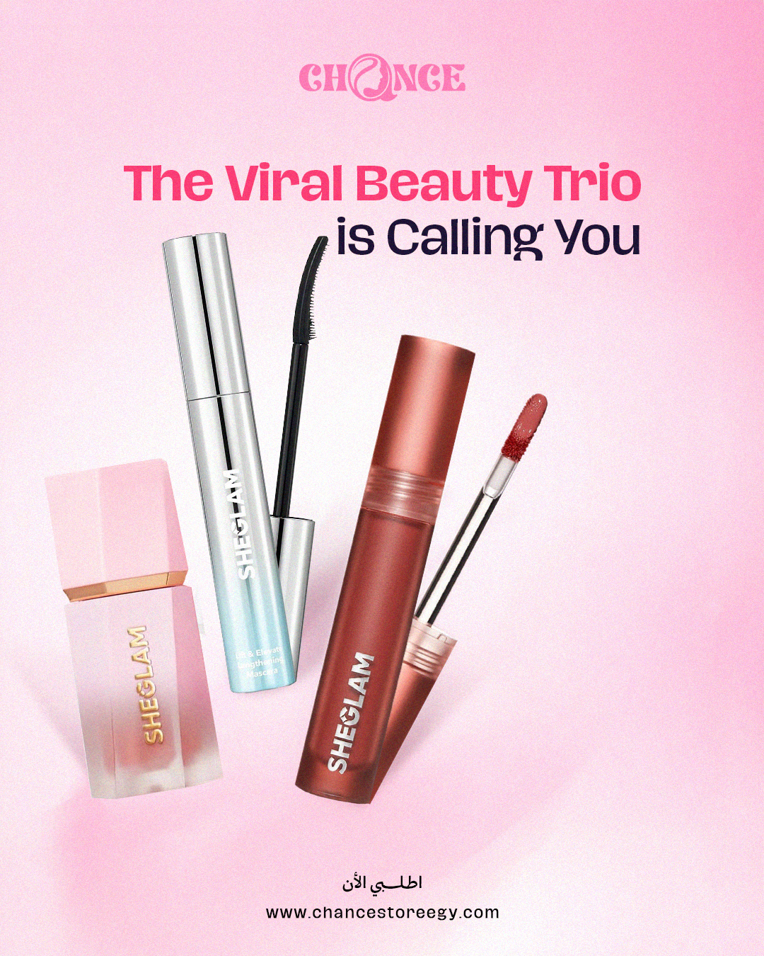 The Viral Trio(Sheglam Lift And Elevate Lengthening Mascara +Sheglam Color Bloom Liquid Blush +Sheglam Soft Haze Lip Blur Liquid) The Viral Trio(Sheglam Lift And Elevate Lengthening Mascara +Sheglam Color Bloom Liquid Blush +Sheglam Soft Haze Lip Blur Liquid)