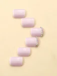 Shein 24pcs Foot Press False French Nail
