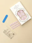 Shein 24pcs Foot Press False French Nail