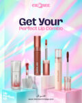 SHEGLAM Glass Lock Air Gloss +SHEGLAM Fall In Line Peel Off Lip Liner Stain +Sheglam Soft Haze Lip Blur Liquid