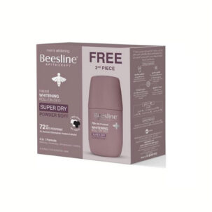 Beesline whitening roll on super dry powder soft 50ml 1+1
