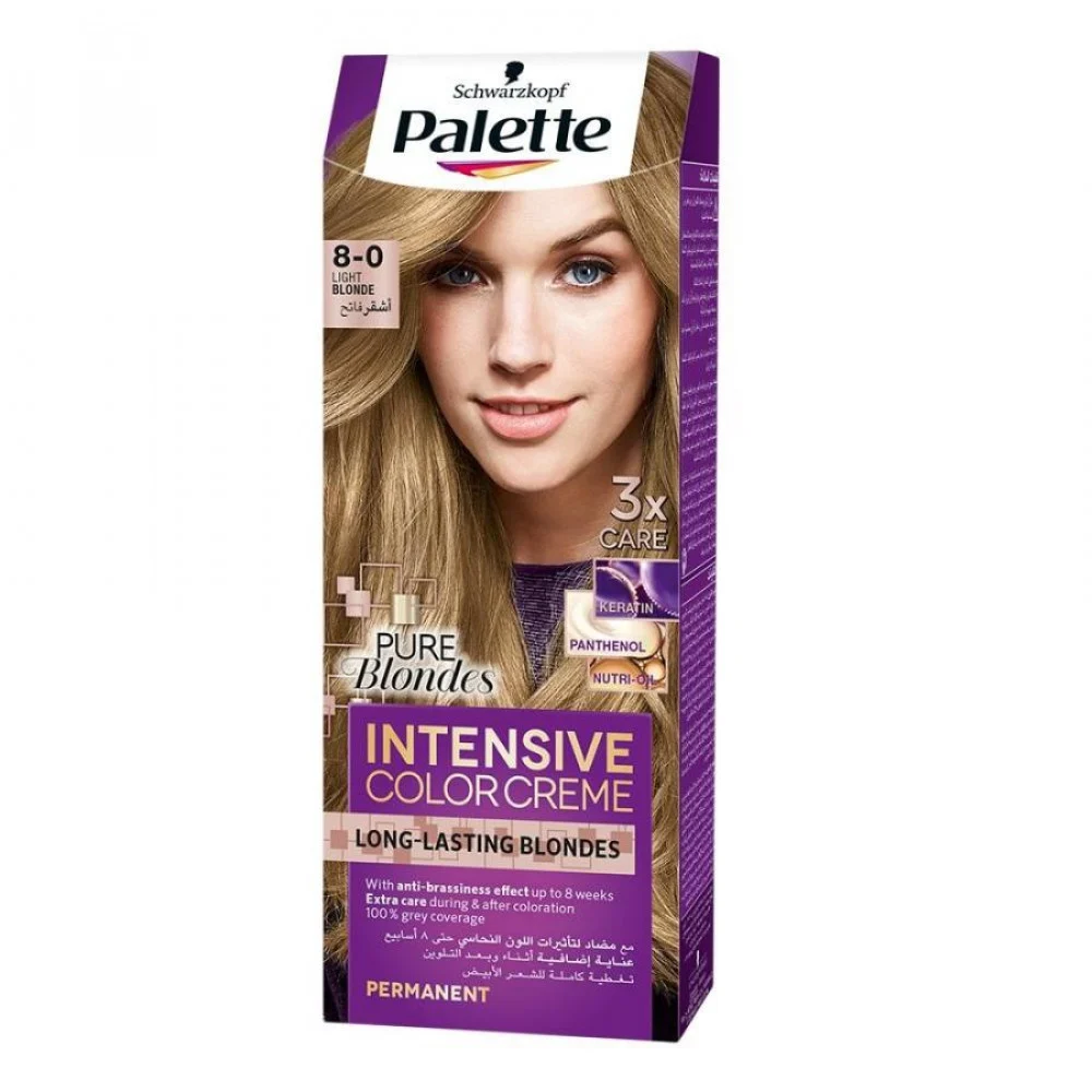 Palette Intensive Color Cream 8/0 Light Blonde 50 ml Palette Intensive Color Cream 8/0 Light Blonde 50 ml