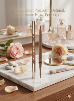 Rose Berry brows on demand 2 in 1 brow pencil