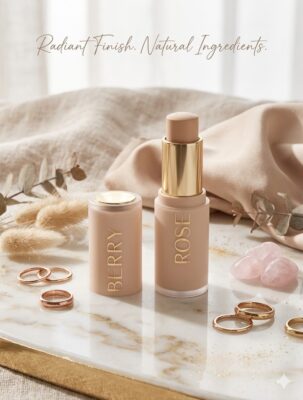 Rose Berry Skin Magnet High Coverage Foundation Stick and Concealer Stick