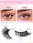 Shein 10 pairs of natural-looking crisscross cat-eye lashes