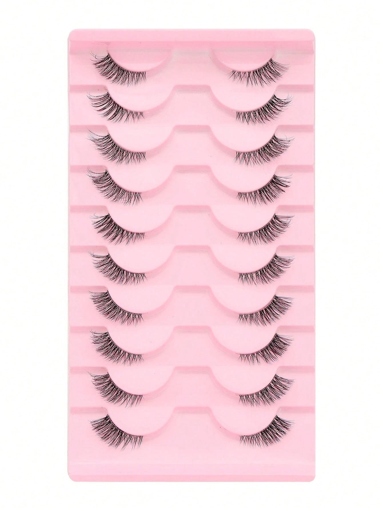 Shein 10 pairs of natural-looking crisscross cat-eye lashes Shein 10 pairs of natural-looking crisscross cat-eye lashes