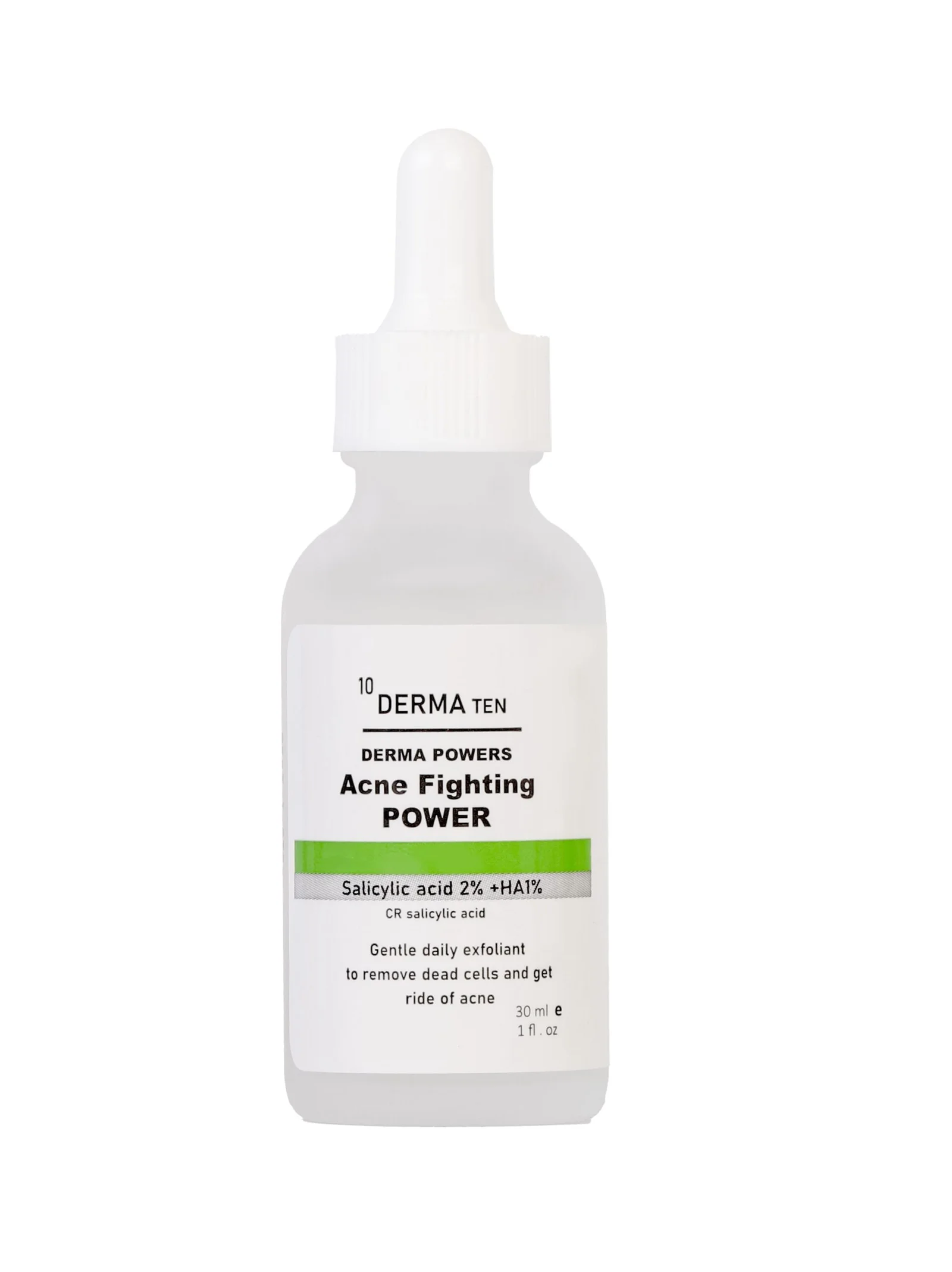 Derma Ten Acne fighting power serum Salicylic acid 2%+HA Derma Ten Acne fighting power serum Salicylic acid 2%+HA