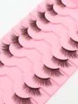 Shein 10 pairs of natural-looking crisscross cat-eye lashes