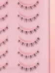 Shein 10 pairs of natural-looking crisscross cat-eye lashes