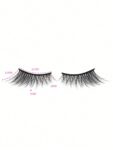 Shein 10 pairs of natural-looking crisscross cat-eye lashes