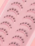 Shein 10 pairs of natural-looking crisscross cat-eye lashes