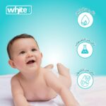 White Baby Wipes With Chamomile 1+1