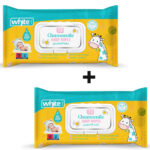 White Baby Wipes With Chamomile 1+1